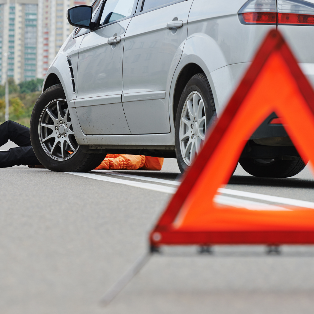 A woman in her 60s was struck