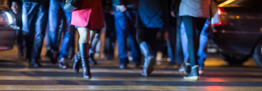 Traffic in a Crosswalk