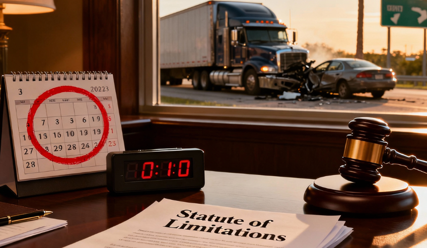 What Deadlines Apply to Truck Accident Cases in Florida