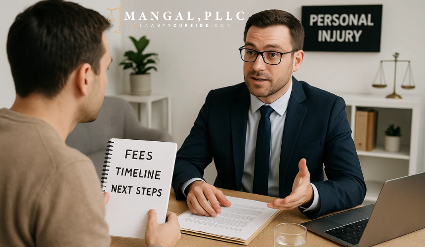 What Questions Should You Ask During a Personal Injury Consultation - MANGAL, PLLC