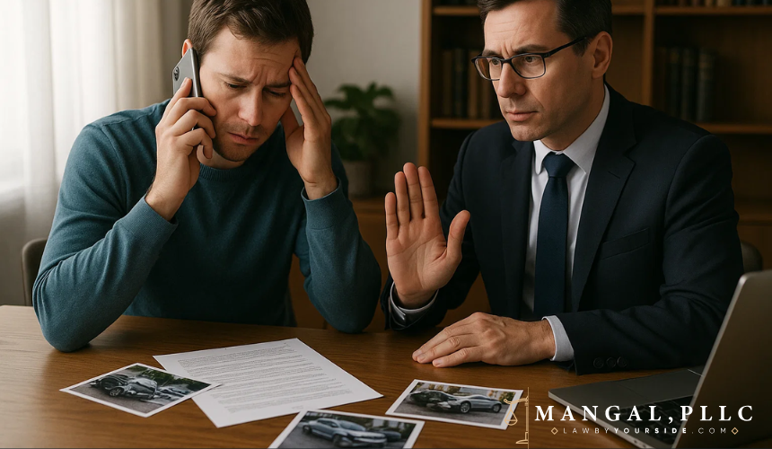 What Should You Avoid Saying That Could Hurt Your Case - MANGAL, PLLC