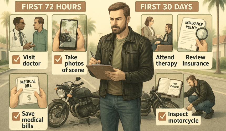 What should you do in the first 72 hours — and the first 30 days — after a crash- MANGAL, PLLC