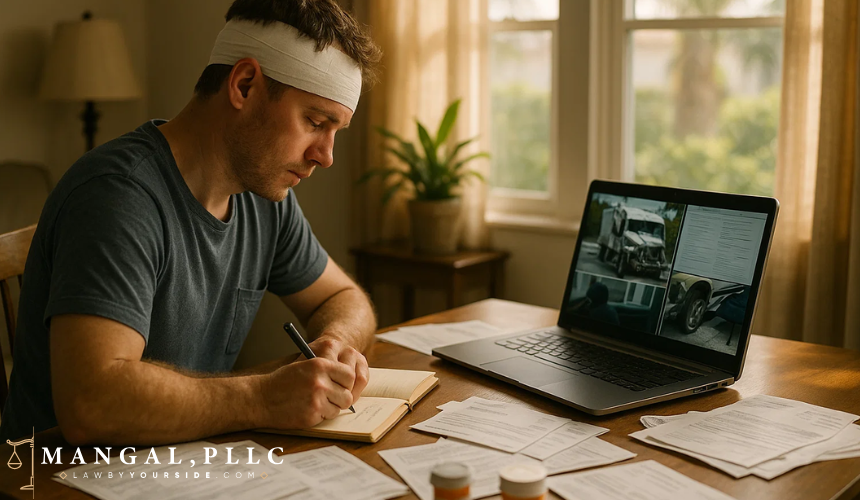 Step 5. Build your case while you recover - MANGAL, PLLC