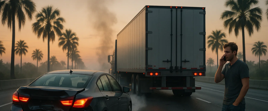 What to Do After a Truck Accident in Florida - MANGAL, PLLC