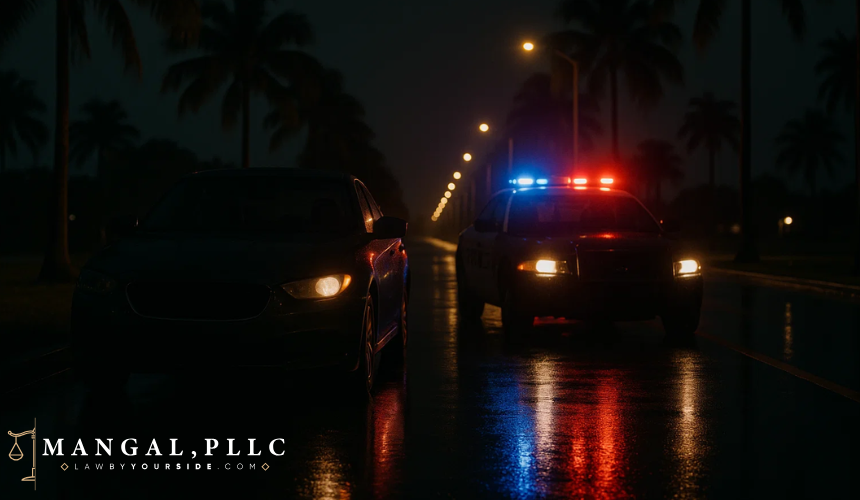 What happens if you get pulled over for one headlight - MANGAL, PLLC