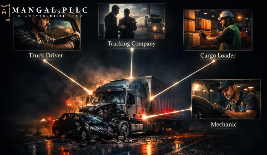 Can More Than One Party Be Liable in a Truck Accident - MANGAL, PLLC