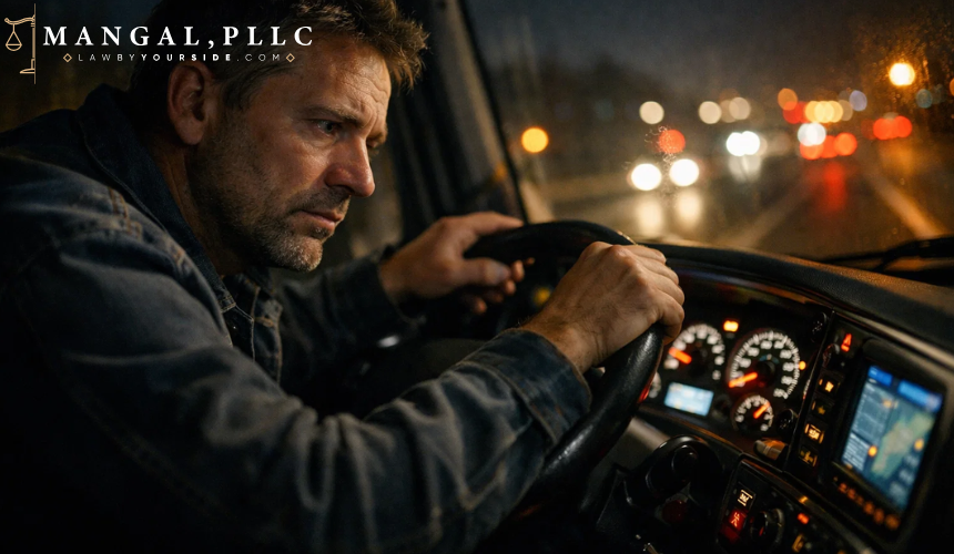 Can the Truck Driver Be Held Liable for an Accident - MANGAL, PLLC