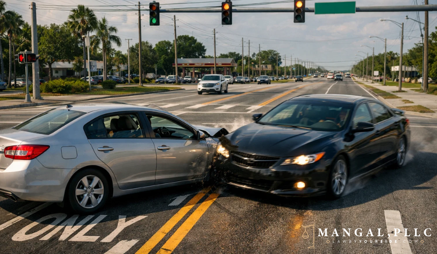 Left Turn Accidents - MANGAL, PLLC