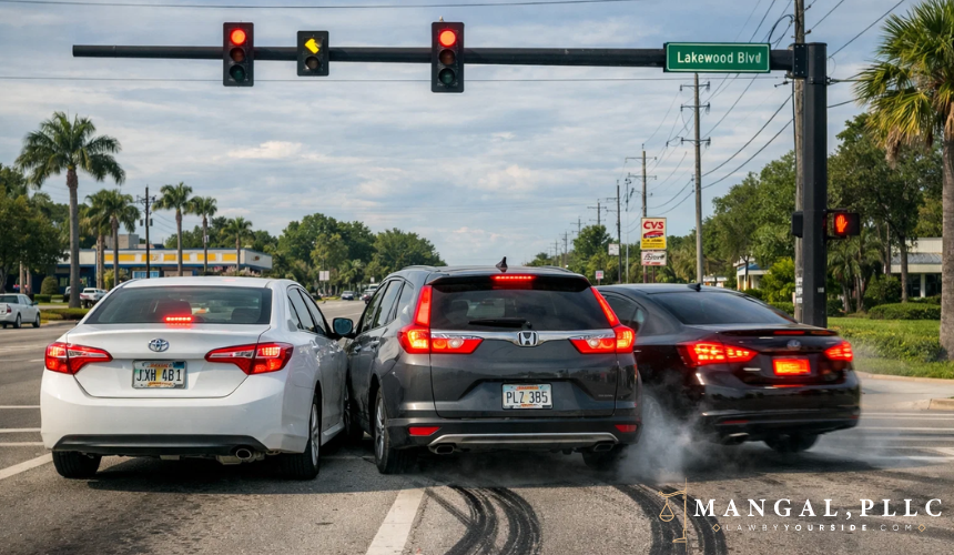 Rear-End Crashes at Intersections - MANGAL, PLLC