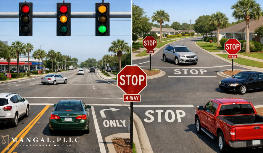 Signalized vs Unsignalized Intersections - MANGAL, PLLC