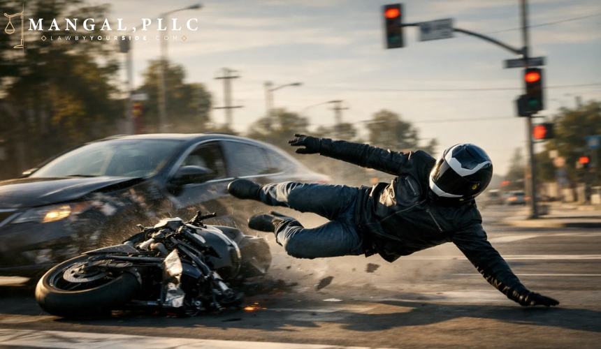 What Makes Left-Turn Accidents So Dangerous for Riders - MANGAL, PLLC