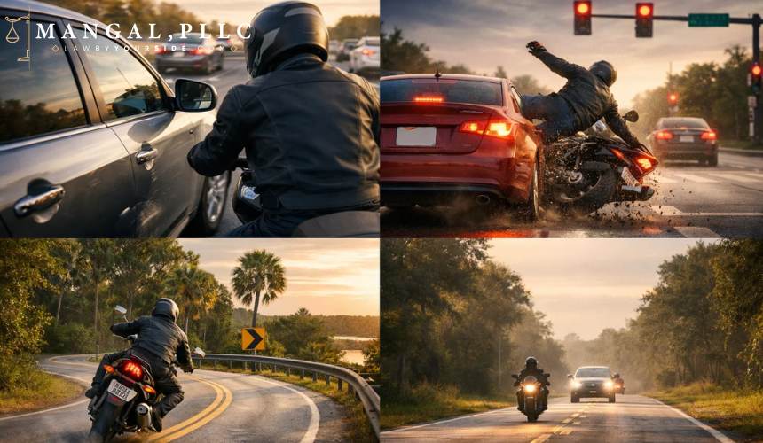 What Other Types of Motorcycle Accidents Are Common - MANGAL PLLC