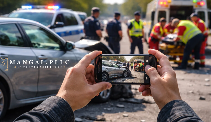 What Should You Do After a Car Accident to Protect Your Rights - MANGAL, PLLC