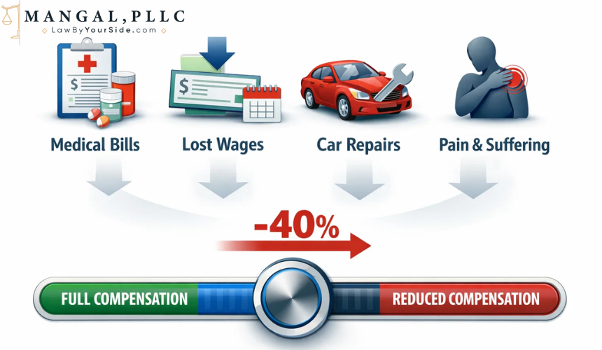 What Types of Compensation Can Be Reduced by Fault - MANGAL, PLLC